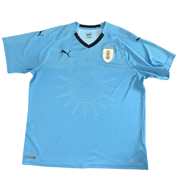 Uruguay National Team Puma 2018 Home Jersey Blue - Picture 1 of 9